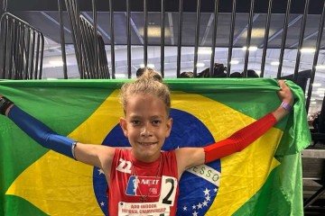 João Cardoso tem 12 anos, nasceu e foi criado no Distrito Federal, mora na Flórida e começa a brilhar nas competições de atletismo dos Estados Unidos - (crédito: Arquivo Pessoal/Família/Thiago Cardoso) João Cardoso tem 12 anos, nasceu e foi criado no Distrito Federal, mora na Flórida e começa a brilhar nas competições de atletismo dos Estados Unidos - (crédito: Arquivo Pessoal/Família/Thiago Cardoso)