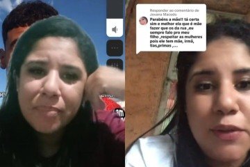 Fernanda Cunha resolveu se pronunciar no perfil do filho: 'É meu filho, mas está errado' - (crédito: Reprodução/TikTok) Fernanda Cunha resolveu se pronunciar no perfil do filho: 'É meu filho, mas está errado' - (crédito: Reprodução/TikTok)
