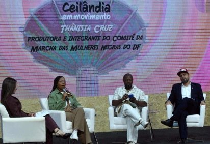 Thânisia Cruz participa de evento Ceilândia em Movimento, promovido pelo Correio -  (crédito: Ed. Alves/CB/DA Press) -Thânisia Cruz participa de evento Ceilândia em Movimento, promovido pelo Correio -  (crédito: Ed. Alves/CB/DA Press)