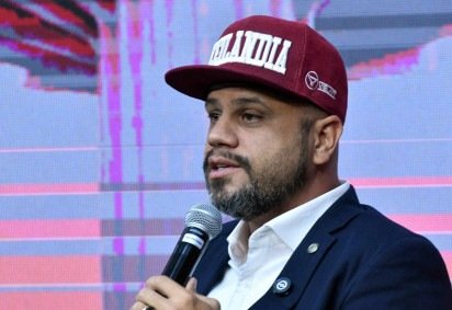 Max Maciel durante o CB. Debate -  (crédito: Ed Alves) -Max Maciel durante o CB. Debate -  (crédito: Ed Alves)