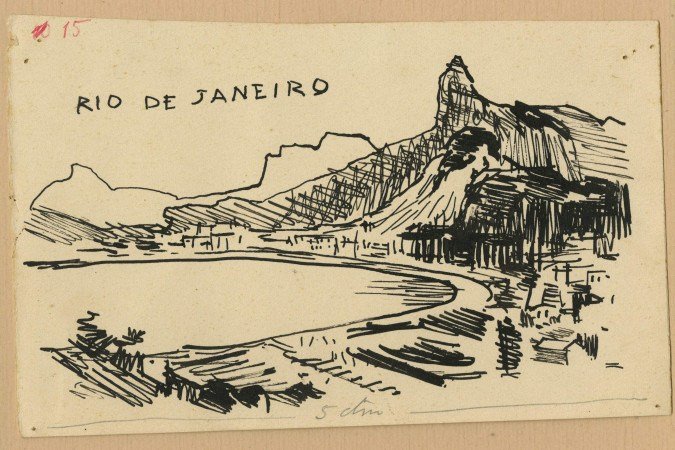 Figuras 
com pombos, 1949
