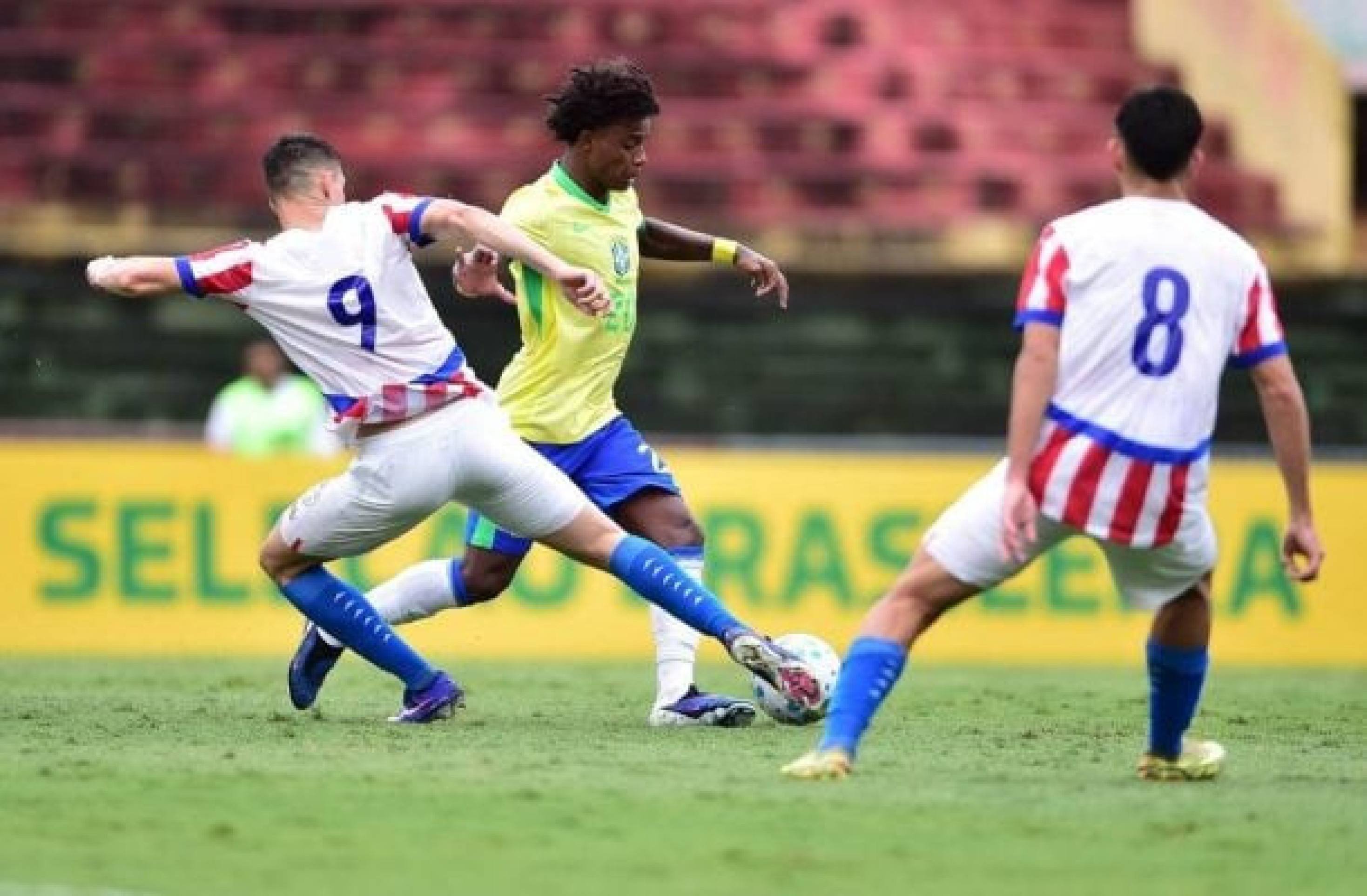 Brasil Sub-20 vence o Paraguai Sub-20 em novo amistoso  -  (crédito: Foto: Staff Images / CBF)