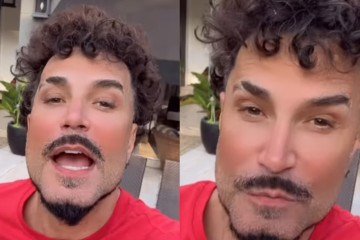 Latino surge com novo visual e é detonado na web: 'Diabo' -  (crédito: Reprodução/Instagram)