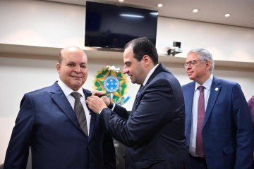  2026. Eixo Capital. Ibaneis Rocha retoma carteira da OAB. -  (crédito:  Divulgação/Roberto Firmino/OAB-DF)