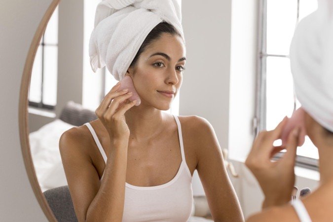 Alimentação anda de mãos dadas com a pele saudável - (crédito: Feepik) Alimentação anda de mãos dadas com a pele saudável - (crédito: Feepik)