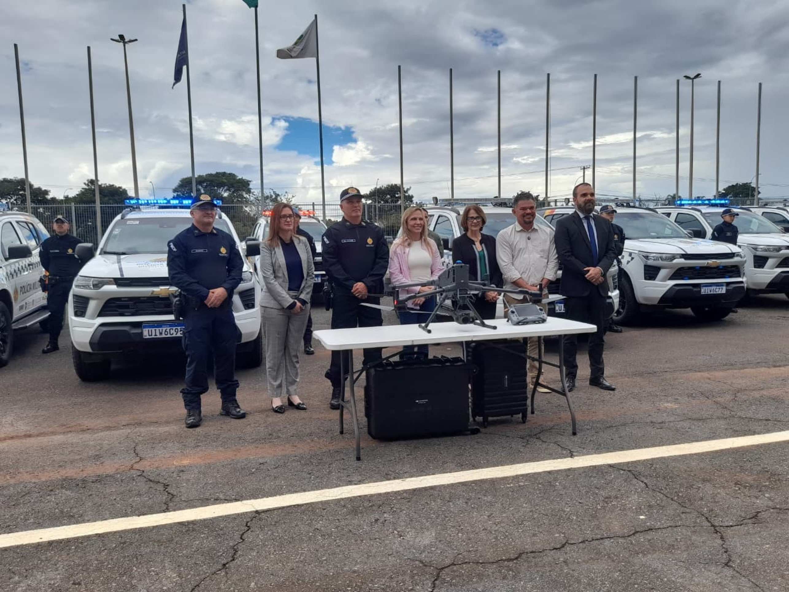 PMDF ganhou 13 novas viaturas e um drone