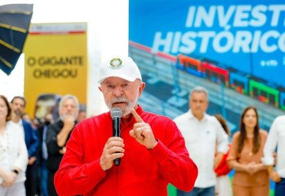 Lula durante evento em Salvador: ele foi orientado por ministro a comentar sobre as críticas dos EUA ao sistema de pagamento instantâneo -  (crédito: Ricardo Stuckert / PR) -Lula durante evento em Salvador: ele foi orientado por ministro a comentar sobre as críticas dos EUA ao sistema de pagamento instantâneo -  (crédito: Ricardo Stuckert / PR)
