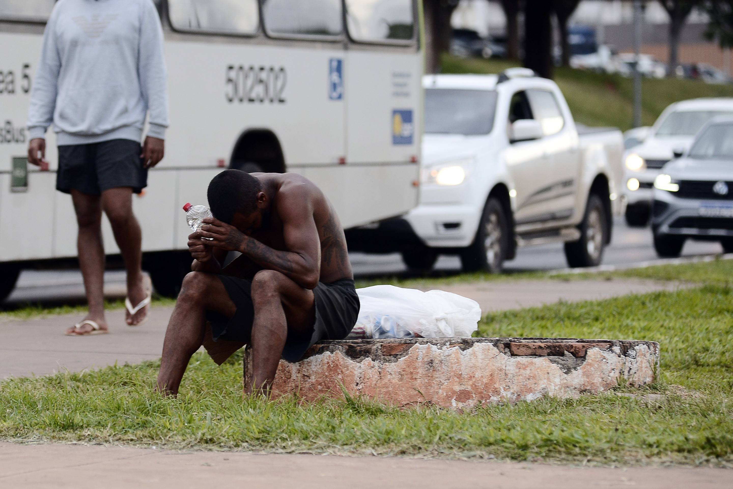  26/03/2026. Cr&eacute;dito: Minervino J&uacute;nior/CB/D.A Press. Brasil.  Brasilia - DF. Pessoas em situa&ccedil;&atilde;o de vulnerabilidade