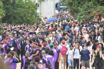 Evento reuniu cerca de 100 mil pessoas - (crédito: Ed Alves/CB/D.A Press) Evento reuniu cerca de 100 mil pessoas - (crédito: Ed Alves/CB/D.A Press)