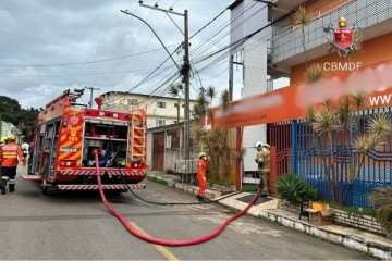 Ninguém ficou ferido -  (crédito: CBMDF/Divulgação)