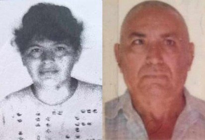 Foto antiga de Tertulina Bizerra (E) que teria sido morta por Antonio Carreiro (D) a golpes de picareta -  (crédito: Material cedido ao Correio) -Foto antiga de Tertulina Bizerra (E) que teria sido morta por Antonio Carreiro (D) a golpes de picareta -  (crédito: Material cedido ao Correio)