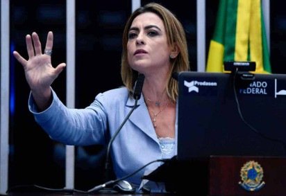 Soraya Thronicke: "A aprova&ccedil;&atilde;o do projeto responde a uma realidade urgente. O &oacute;dio &agrave;s mulheres n&atilde;o &eacute; abstrato" -  (crédito: MARCOS OLIVEIRA/AG&Ecirc;NCIA SENADO)