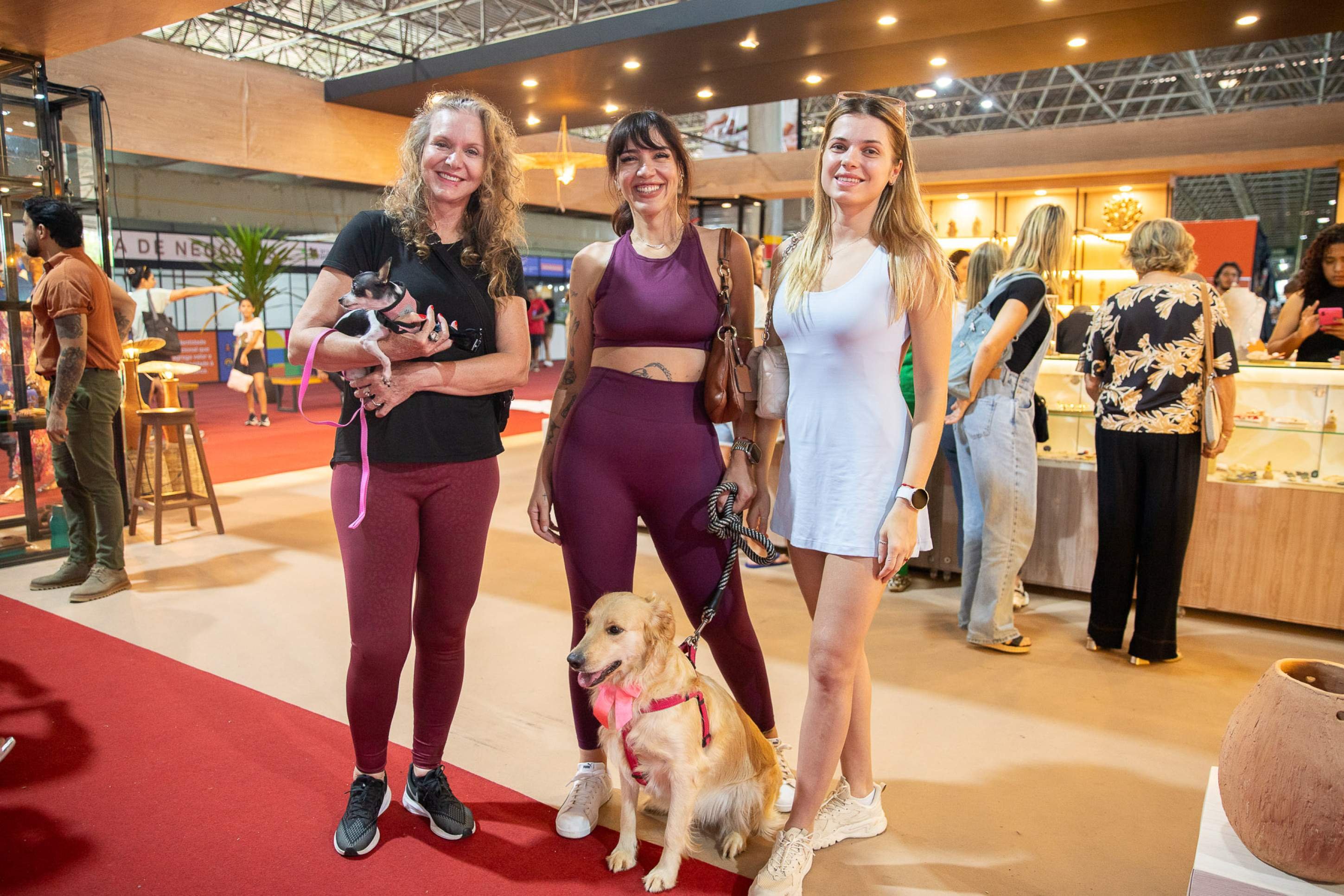 Sueli Nery, Frida, Maria Clara Nery, Viana e Carla Macarini visitaram o evento pela primeira vez      