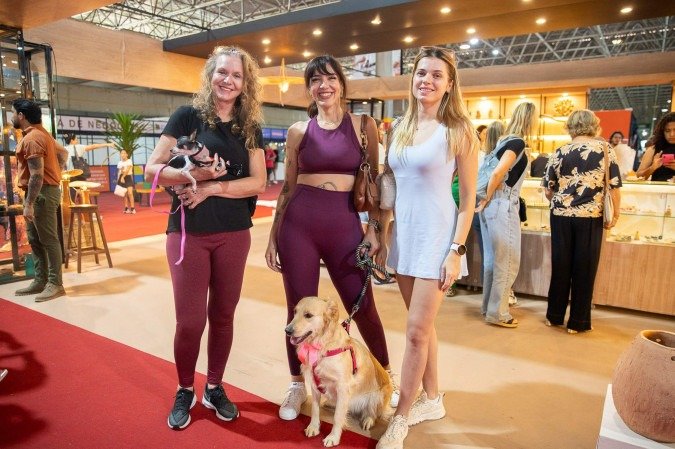 Sueli Nery, Frida, Maria Clara Nery, Viana e Carla Macarini visitaram o evento pela primeira vez 
    