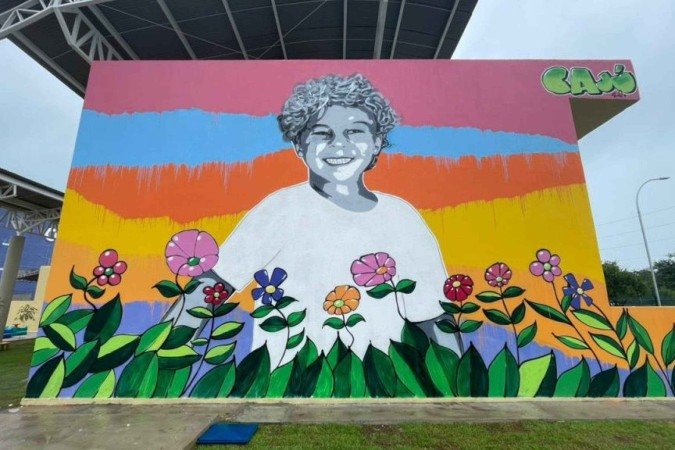 Creche no Pina também carrega memorial artístico criado pelo artista Caju -  (crédito: Jaciana Sobrinho / Divulgação)
