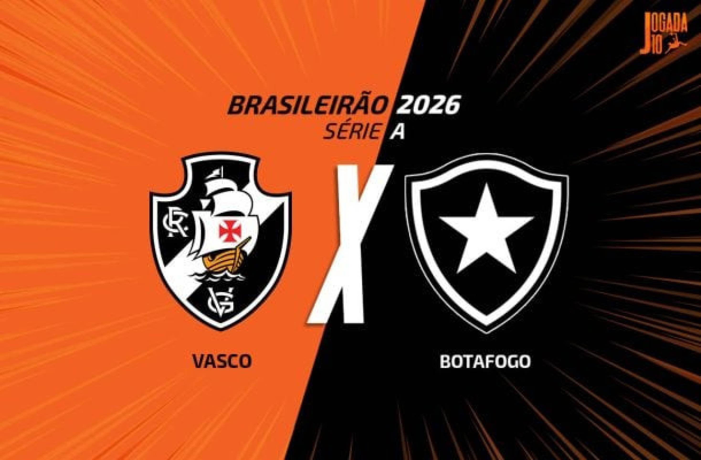 Vasco e Botafogo se encontram em São Januário - (crédito: Foto: Arte Jogada10 ) Vasco e Botafogo se encontram em São Januário - (crédito: Foto: Arte Jogada10 )