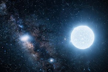 Representação gráfica de SDSS J0715-7334, com base no artigo científico publicado na revista Nature Astronomy - (crédito: Whisk/Google AI) Representação gráfica de SDSS J0715-7334, com base no artigo científico publicado na revista Nature Astronomy - (crédito: Whisk/Google AI)