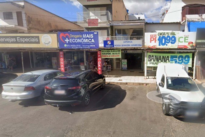 O bilhete ganhador foi registrado na lotérica Nossa Senhora Aparecida, na QE 17, no Guará II -  (crédito: Google Street View)