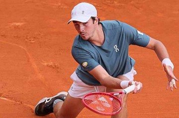 João Fonseca colocou o Brasil de volta na segunda fase do ATP de Monte Carlo -  (crédito: Divulgação/ATP Monte Carlo)
