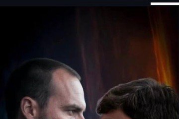 Eduardo Bolsonaro usa montagem com IA de embate com Nikolas Ferreira como gancho, mas vídeo mira mobilização de brasileiros no exterior para as eleições -  (crédito: Divulgação)