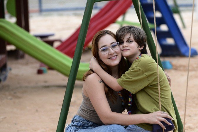 Letícia Silva reorganizou toda a vida com a chegada do filho, Henrique Ros - (crédito: Minervino Júnior/CB/D.A.Press) Letícia Silva reorganizou toda a vida com a chegada do filho, Henrique Ros - (crédito: Minervino Júnior/CB/D.A.Press)