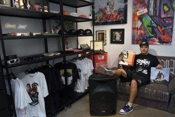 Loja de hip-hop traz atividades culturais e movimenta a cena no DF -  (crédito:  Marcelo Ferreira/CB/D.A Press)