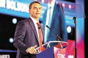 A declaração foi feita em vídeo divulgado nas redes sociais, na manhã deste domingo (26/4). -  (crédito: Leandro Lozada/AFP &ndash; 28/3/26)