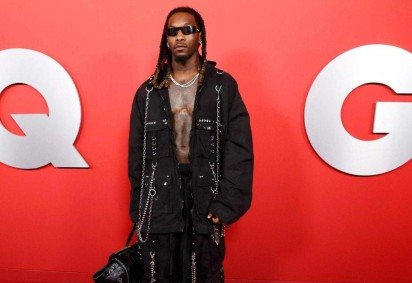 Rapper Offset foi baleado e está em quadro estável no hospital -  (crédito: Michael Tran / AFP)