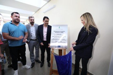 Hran inaugura nova cozinha hospitalar e Celina Leão destaca reformas em hospitais da rede
- (crédito: Paulo H Carvalho/Agência Brasília.) Hran inaugura nova cozinha hospitalar e Celina Leão destaca reformas em hospitais da rede
- (crédito: Paulo H Carvalho/Agência Brasília.)