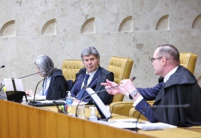 Fux e Zanin foram os únicos a votar sobre as eleições no Rio de Janeiro. -  (crédito:  Antonio Augusto/STF) -Fux e Zanin foram os únicos a votar sobre as eleições no Rio de Janeiro. -  (crédito:  Antonio Augusto/STF)