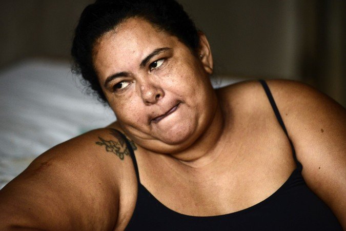  08/04/2026. Crédito: Minervino Júnior/CB/D.A Press. Brasil.  Brasilia - DF. Entrevista com os parentes da família da cabeleireira Elizamar da Silva que foi vítima de uma chacina em Planaltina. Eliene da Silva (irmã da vítima)