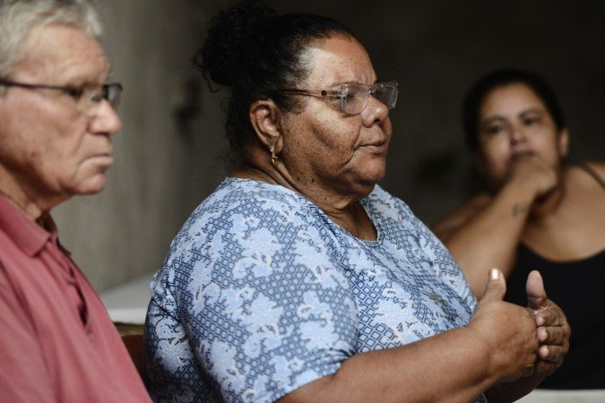  08/04/2026. Crédito: Minervino Júnior/CB/D.A Press. Brasil.  Brasilia - DF. Entrevista com os parentes da família da cabeleireira Elizamar da Silva que foi vítima de uma chacina em Planaltina. Nelita Maria de Jesus(mãe da vítima)