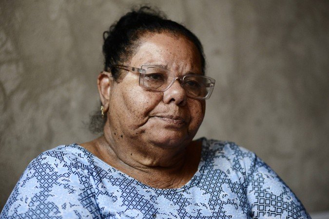  08/04/2026. Crédito: Minervino Júnior/CB/D.A Press. Brasil.  Brasilia - DF. Entrevista com os parentes da família da cabeleireira Elizamar da Silva que foi vítima de uma chacina em Planaltina. Nelita Maria de Jesus(mãe da vítima)