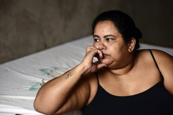  08/04/2026. Crédito: Minervino Júnior/CB/D.A Press. Brasil.  Brasilia - DF. Entrevista com os parentes da família da cabeleireira Elizamar da Silva que foi vítima de uma chacina em Planaltina. Eliene da Silva (irmã da vítima)