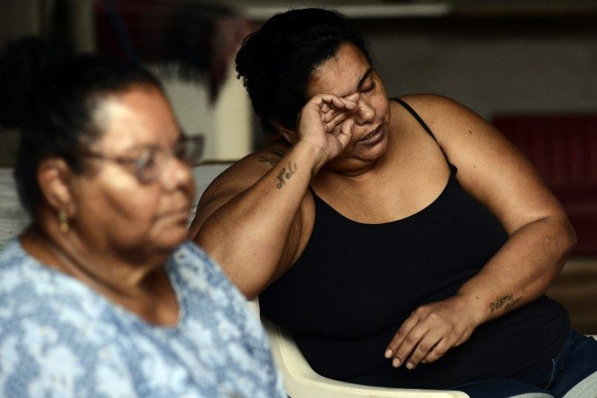  08/04/2026. Crédito: Minervino Júnior/CB/D.A Press. Brasil.  Brasilia - DF. Entrevista com os parentes da família da cabeleireira Elizamar da Silva que foi vítima de uma chacina em Planaltina. Nelita Maria de Jesus(mãe da vítima), Eliene da Silva(irmã)