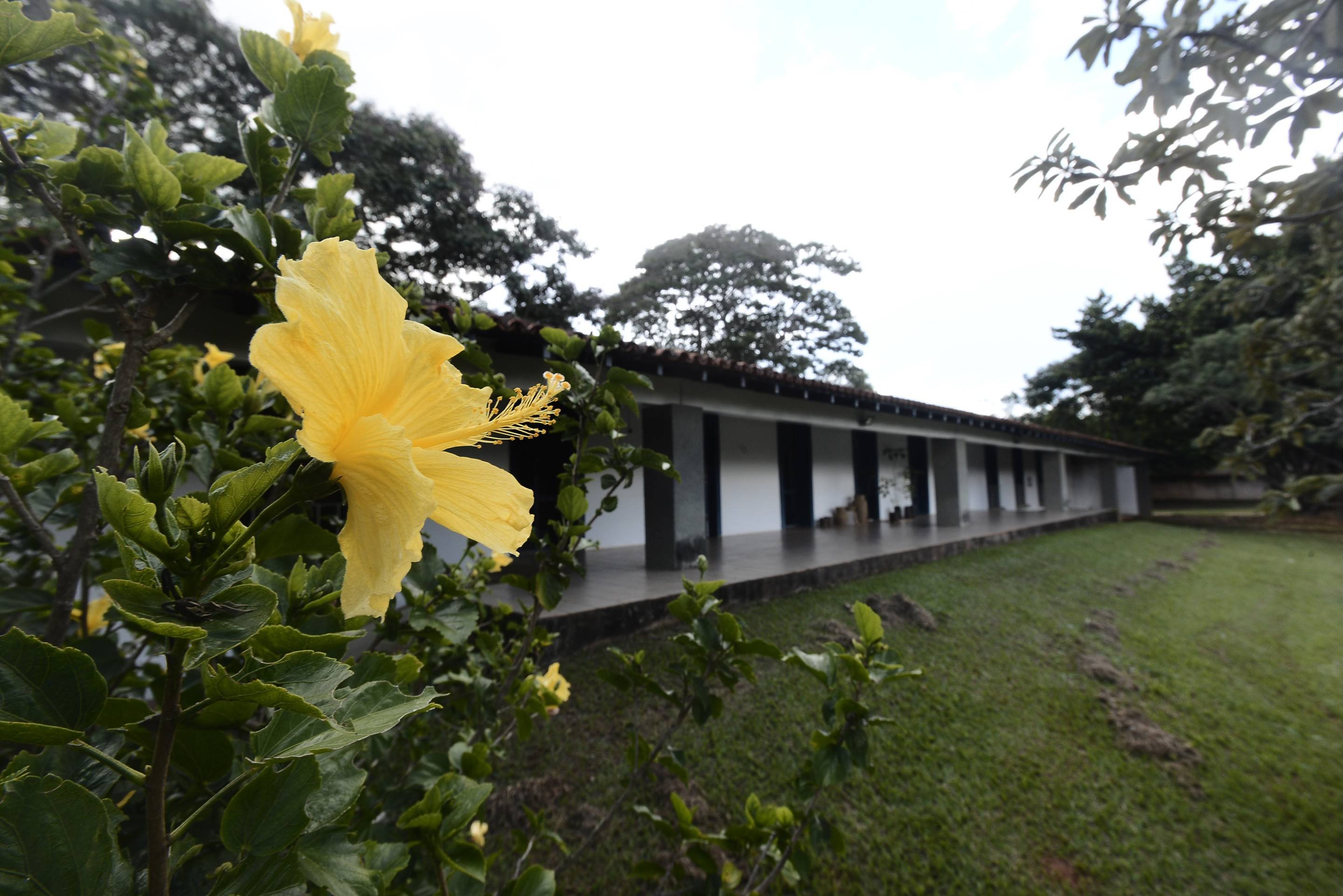  Casa Niemeyer, no Park Way, que faz parte do patrim&ocirc;nio da UnB. Casa cont&eacute;m aspectos caracter&iacute;sticos da arquitetura de Niemeyer, como telhado suspenso por colunas de concreto, paredes curvas e janelas sequenciadas