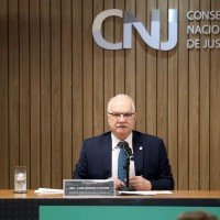 'A convivência familiar e comunitária é um desses direitos que conclama maior efetivação', disse o presidente do CNJ, ministro Edson Fachin -  (crédito: Luiz Silveira/CNJ)