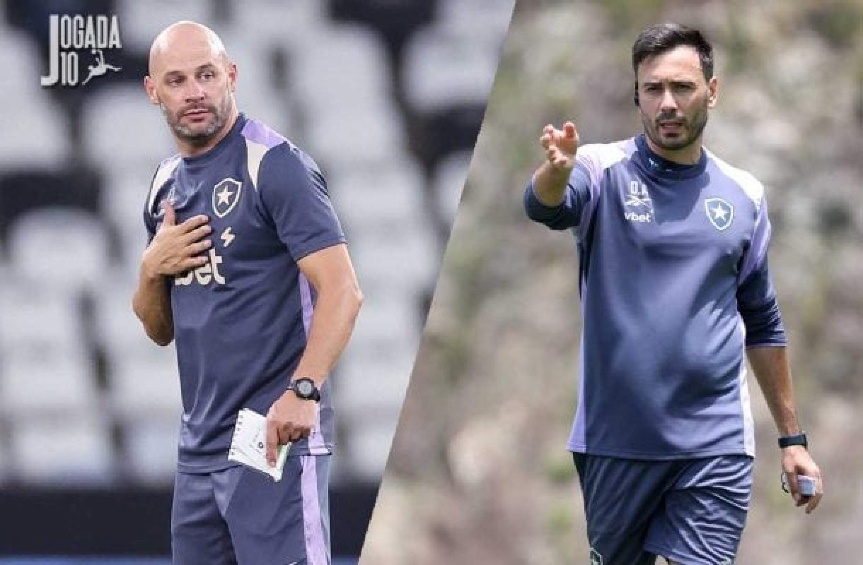 Franclim e Davide ainda não chegaram aos 40 anos - (crédito: Foto: Vitor Silva/Botafogo ) Franclim e Davide ainda não chegaram aos 40 anos - (crédito: Foto: Vitor Silva/Botafogo )