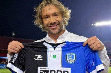 Diego Lugano tem presença confirmada no Estádio JK nesta sábado na partida do Capital contra o Operário de Várzea Grande pela Série D -  (crédito: Divulgação/Capital SAF)