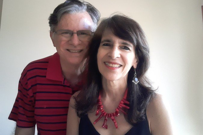 Com o marido, Jorge, uma relação em sintonia