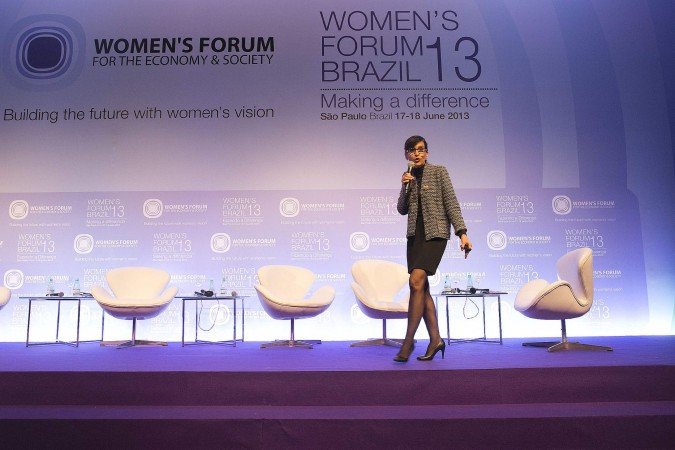 Marcia Barbosa, atual reitora da UFRGS, no Women's Forum Brazil 13