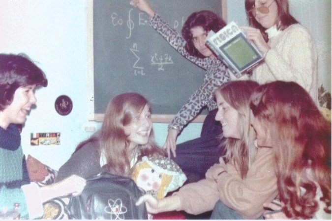 Marcia Barbosa, atual reitora da UFRGS, na graduação