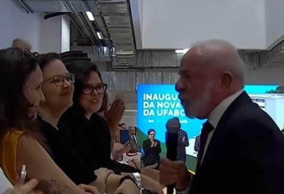 Lula fala às mulheres, durante inauguração de centro de pesquisa na Universidade do ABC. -  (crédito: Foto: Francisco Artur de Lima /CB/Press) -Lula fala às mulheres, durante inauguração de centro de pesquisa na Universidade do ABC. -  (crédito: Foto: Francisco Artur de Lima /CB/Press)