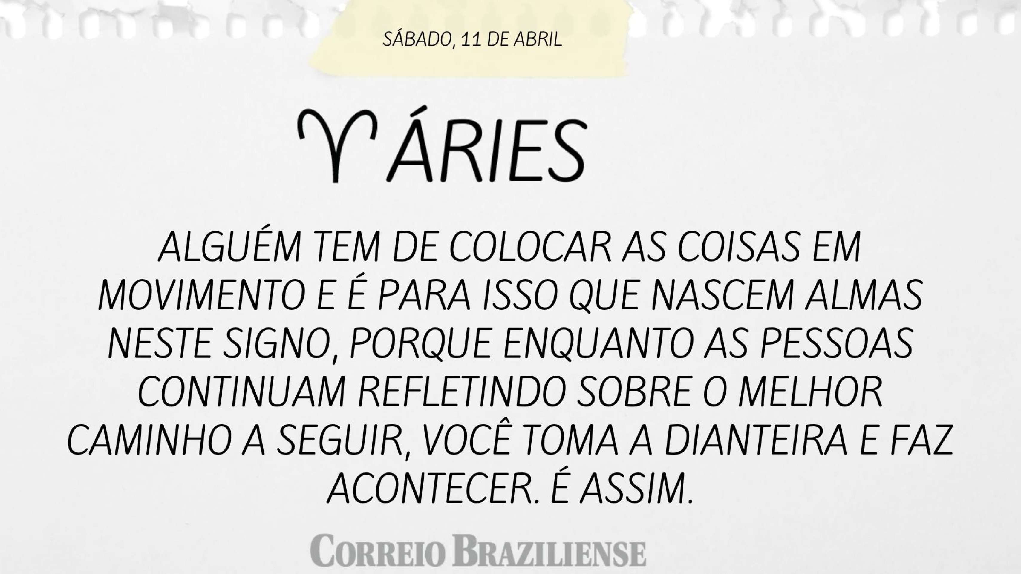 Hor&oacute;spoco deste s&aacute;bado (11/4)