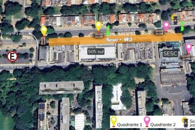 O tr&acirc;nsito da W3 Sul sofrer&aacute; altera&ccedil;&otilde;es por causa de um evento 