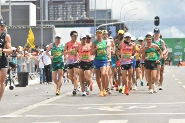 Prova de Caio Bonfim reunia medalhistas olímpicos e mundiais, além recordistas - (crédito: Ed Alves/CB/D.A. Press) Prova de Caio Bonfim reunia medalhistas olímpicos e mundiais, além recordistas - (crédito: Ed Alves/CB/D.A. Press)