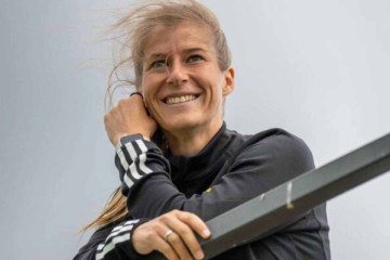 A alemã Marie-Louise Eta, agora treinadora do time alemão Union Berlin -  (crédito: Reprodução / Instagram)