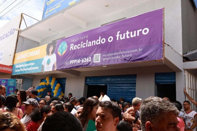 Reciclando o Futuro tem unidades espalhadas por várias regiões do Distrito Federal -  (crédito: Divulgação)