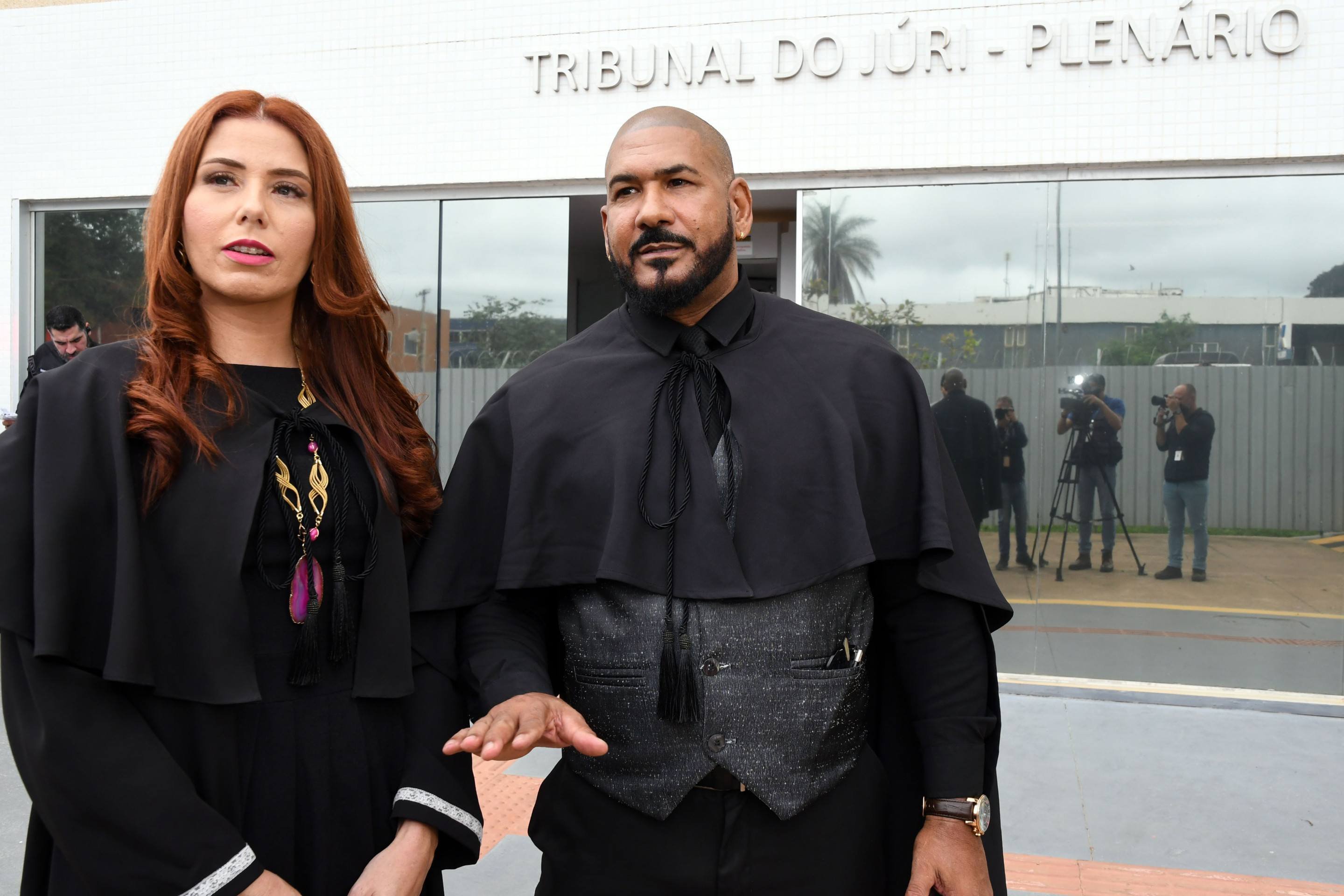  Advogados de defesa Vanessa Ramos e Ant&ocirc;nio Sardinha