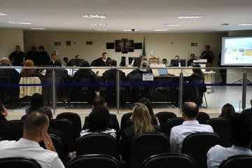 Fórum de Planaltina, julgamento da chacina de 2023 que matou 10 familiares -  (crédito:  Marcelo Ferreira/CB/D.A Press)